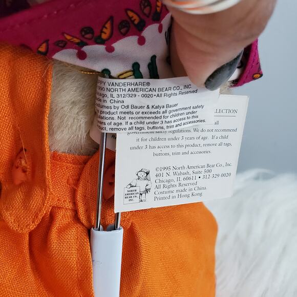 Vintage Muffy VanderBear Hoppy VanderHare Check Mates Stuffed Toy - Picture 10 of 11